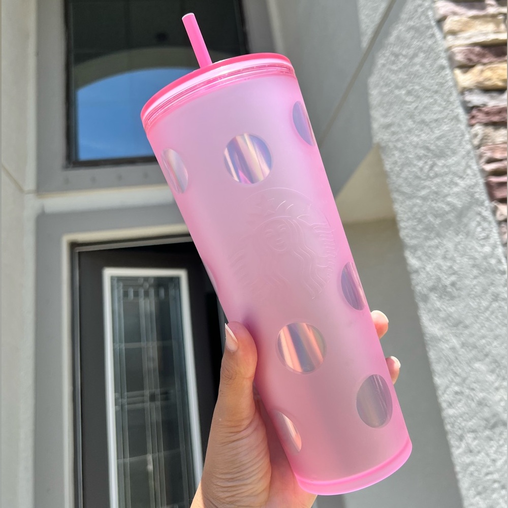Polka Dof Minnie Mouse Starbucks Cup